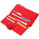 Яркий женский клатч с двумя блоками для кредитных карт из натуральной кожи Tony Bellucci 21985 Красный