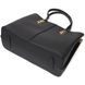 Стильная сумка для деловой женщины из натуральной кожи 22085 Vintage Черная