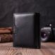 Вертикальный мужской бумажник из натуральной кожи ST Leather 22479 Черный