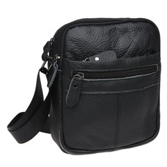 Чоловіча шкіряна сумка через плече Keizer K11816-black