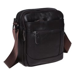 Мужская кожаная сумка Borsa Leather K1223-brown