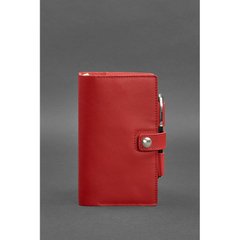 Женский кожаный блокнот (Софт-бук) 4.0 красный Blanknote BN-SB-4-red
