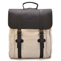 Сумка рюкзак для ноутбука из канвас TARWA RCj-3420-3md слоновая кость Бежевый