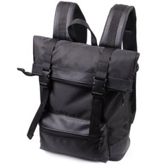 Рюкзак для ноутбука із вставками еко-шкіри FABRA 22582 Чорний