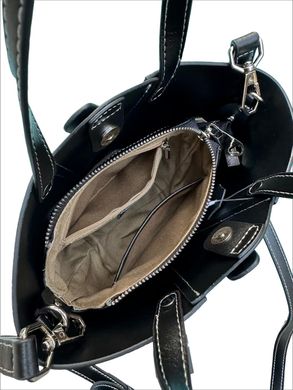 Жіноча класична маленька сумочка Olivia Leather B24-W-9802A Чорний