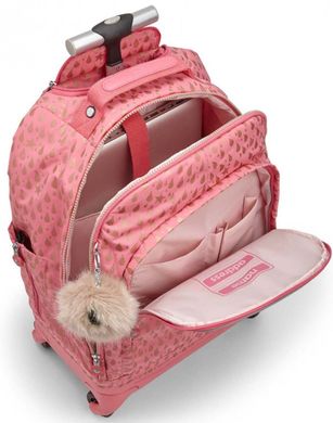 Рюкзак на колесах Kipling K11648_25T Рожевий