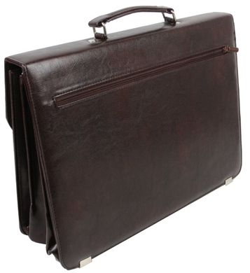 Чоловічий портфель з еко шкіри Exclusive, Україна 722900 коричневий