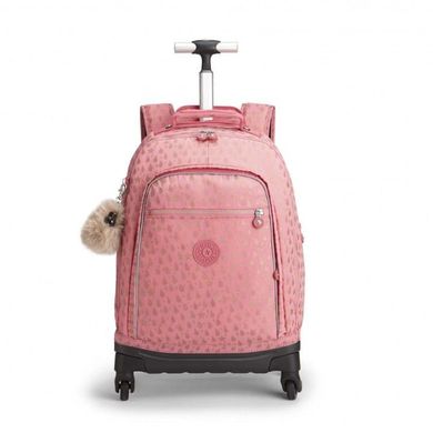 Рюкзак на колесах Kipling K11648_25T Рожевий