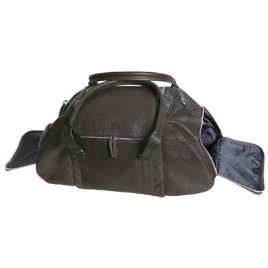 Сумка дорожная кожаная Vip Collection 1605-F Коричневый 1606.B.FLAT