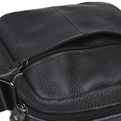 Мужская кожаная сумка через плечо Keizer K11816-black
