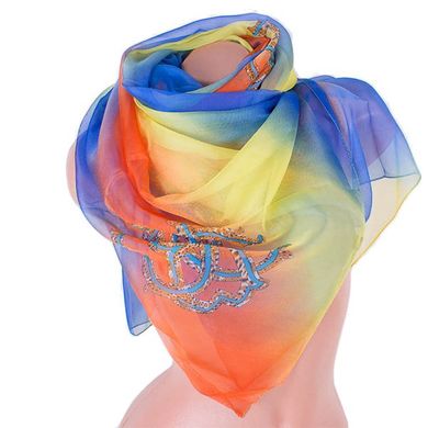 Радужный женский шарфик ETERNO ES0206-28-2, Синий