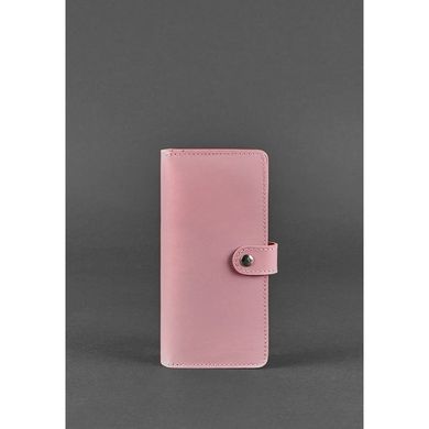 Натуральне шкіряне жіноче портмоне 7.0 Рожеве Blanknote BN-PM-7-pink