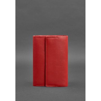 Натуральный кожаный красный блокнот (Софт-бук) 5.1 для женщин Blanknote BN-SB-5-1