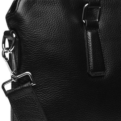 Чоловіча шкіряна сумка Borsa Leather k19152-1-black