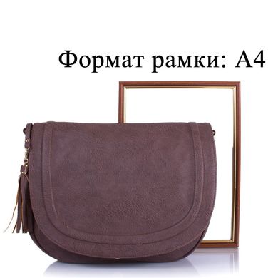 Женская сумка-почтальонка из качественного кожезаменителя AMELIE GALANTI (АМЕЛИ ГАЛАНТИ) A991234-taupe Коричневый