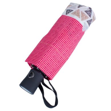 Зонт женский компактный облегченный автомат DOPPLER (ДОППЛЕР) DOP747465SI01 Розовый