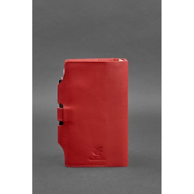 Шкіряний жіночий блокнот (Софт-бук) 4.0 червоний Blanknote BN-SB-4-red