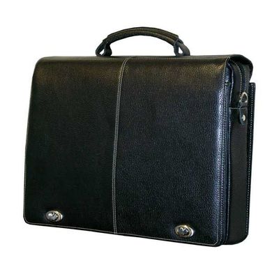 Деловой мужской кожаный портфель SB1995, Черный