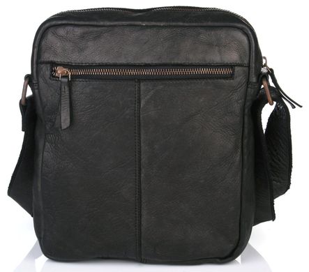 Отличная кожаная сумка черного цвета Privata 03400454-01, Черный