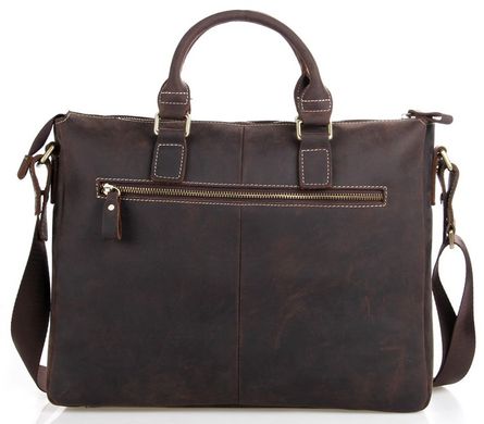 Шкіряна чоловіча сумка європейської якості Vintage 14161 Коричнева