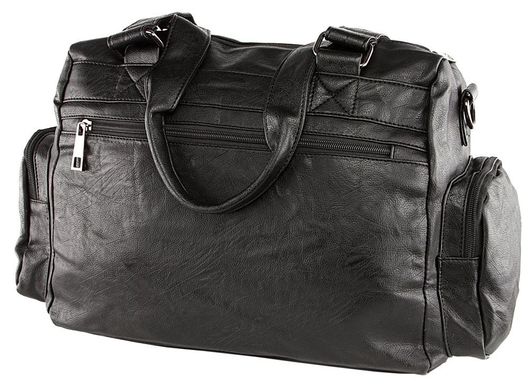 Компактна сучасна дорожня сумка 15122, Чорний