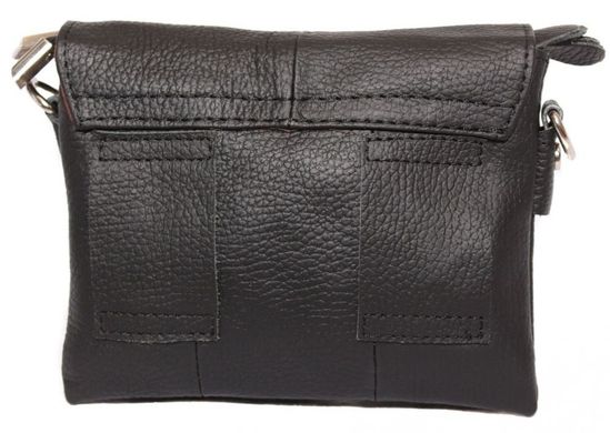 Недорога чоловіча сумка зі шкіри Bags Collection 00598, Чорний