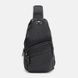 Чоловічий шкіряний рюкзак через плече Keizer K11967bl-black