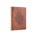Обкладинка для паспорта ручної роботи кольору глини, колекція "Mehendi Classic"