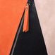 Жіноча сумка з якісного шкірозамінника LASKARA (Ласкара) LK10205-black-orange Різнобарвний
