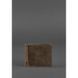 Мужское кожаное портмоне темно-коричневое 1.0 зажим для денег Blanknote BN-PM-1-o