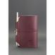 Натуральная кожаный блокнот (Софт-бук) 3.0 Виноград - бордовый Blanknote BN-SB-3-mi-vin