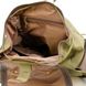 Міський рюкзак Урбан в комбінації тканина + шкіра TARWA RН-6680-4lx Зелений
