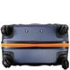 Валіза велика на 4-х колесах ROGAL (роги) RGL663L-dark-blue-orange Синя