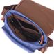 Интересная горизонтальная мужская сумка из текстиля 21250 Vintage Синяя