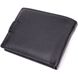 Цікавий гаманець із блоком під документи з натуральної шкіри ST Leather 22480 Чорний