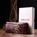 Яркий женский горизонтальный кошелек из натуральной кожи под рептилию KARYA 21092 Красный