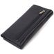 Класичний жіночий гаманець із натуральної зернистої шкіри CANPELLINI 21658 Чорний