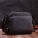 Чоловіча сумка месенджер із щільного текстилю Vintage 22204 Чорний
