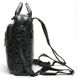 Сумка-рюкзак 2 в 1 чоловіча шкіряна вертикальна з хлястиком Vintage 14790 Чорна