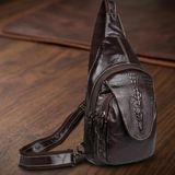 Сумка мужская Vintage 14559 из натуральной кожи Коричневая
