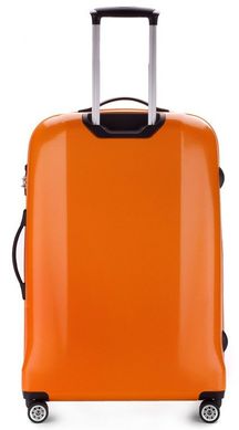 Удобный пластиковый чемодан Wittchen 56-3-573-55, Оранжевый