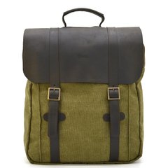 Сумка рюкзак для ноутбука из канвас TARWA RCh-3420-3md Коричневый