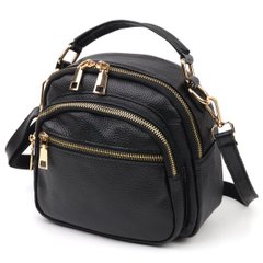 Стильна жіноча сумка Vintage 20688 Чорний