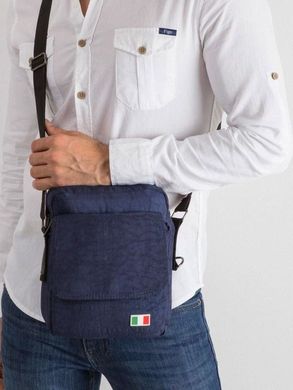 Чоловіча сумка на плече Cavaldi Nl02 Italy синій
