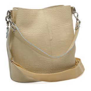 Женская кожаная сумка Ricco Grande 1l972rep-beige