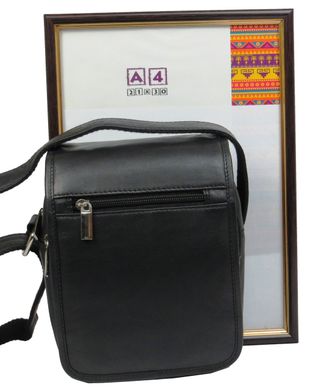 Кожаная сумка мужская Always Wild 5047SPN черная