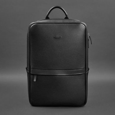 Чорний шкіряний чоловічий рюкзак Foster Blanknote BN-BAG-39-g