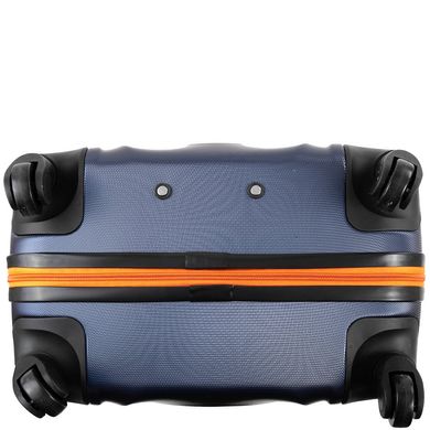 Валіза середня на 4-х колесах ROGAL (роги) RGL663M-dark-blue-orange Синя