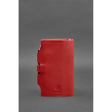 Жіночий шкіряний блокнот (Софт-бук) 4.0 червоний Blanknote BN-SB-4-st-red