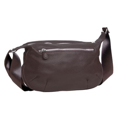 Женская сумка из натуральной кожи 1556F Vip Collection коричневая 1556.В.FLAT